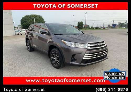 2019 Toyota Highlander Le Awd - cars & trucks - by dealer - vehicle... for sale in Somerset, KY
