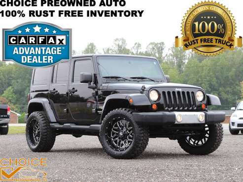 💪LIFTED🔥2011 JEEP WRANGLER UNLIMITED 4X4 SAHARA - PURE GRIT WHEELS for sale in KERNERSVILLE, NC