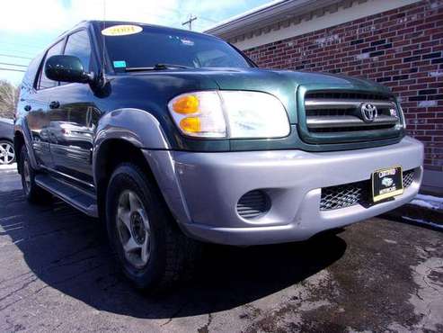 2001 Toyota Sequoia SR5 4x4, 281k Miles, Auto, Green/Tan Leather,... for sale in Franklin, ME