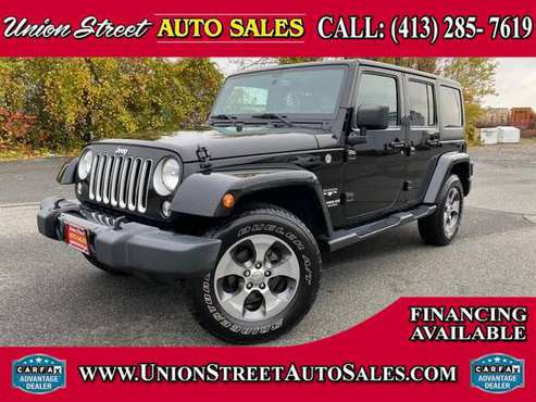 REDUCED!! 2016 Jeep Wrangler Unlimited Sahara!! LOADED!!-western... for sale in West Springfield, MA