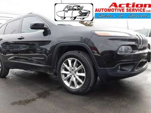2014 Jeep Cherokee Limited 4x4 4dr SUV suv Black for sale in Hudson, NY