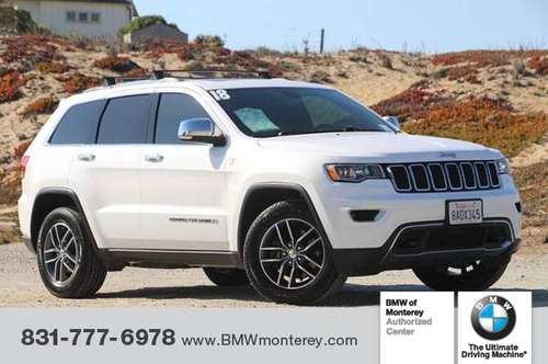 2018 Jeep Grand Cherokee Limited 4x4 - cars & trucks - by dealer -... for sale in Seaside, CA