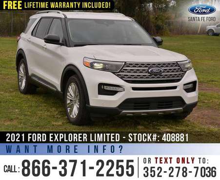 *** 2021 Ford Explorer Limited *** SAVE Over $1,000 off MSRP! - cars... for sale in Alachua, FL