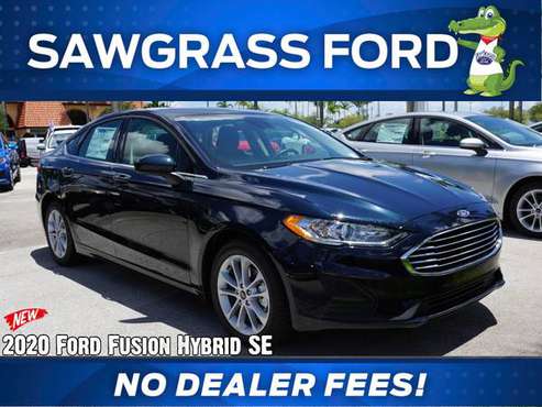 NEW! 2020 Ford Fusion Hybrid SE - Stock # 83528 Financing available... for sale in Sunrise, FL
