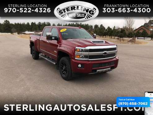 2019 Chevrolet Chevy Silverado 2500HD 4WD Crew Cab 153.7 High... for sale in Sterling, CO