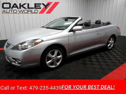 2007 Toyota Camry Solara Convertible SLE Convertible Silver - cars & for sale in Branson West, AR