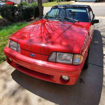 1990 Red Ford Mustang GT Convertible for sale in Easley, SC