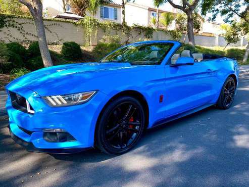 2017 FORD MUSTANG ECOBOOST PERFORMANCE CONVERTIBLE, LOW MI. TURBO -... for sale in San Diego, CA