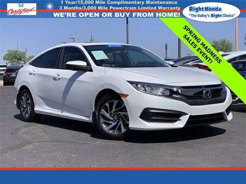 Used 2018 Honda Civic EX/7, 917 below Retail! - - by for sale in Scottsdale, AZ