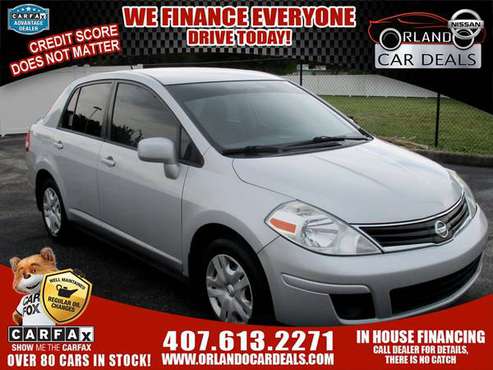 2011 Nissan Versa NO Credit Check Loans--- Buy Here Pay Here--- In... for sale in Maitland, FL