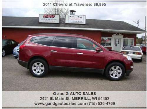 2011 Chevrolet Traverse LT AWD 4dr SUV w/2LT 129816 Miles - cars & for sale in Merrill, WI