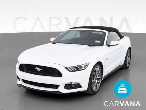 2016 Ford Mustang GT Premium Convertible 2D Convertible White - -... for sale in NEWARK, NY