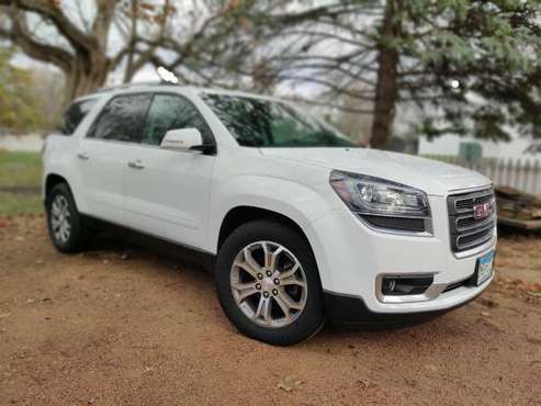 2016 gmc acadia slt-2 awd white - cars & trucks - by owner - vehicle... for sale in Rockford, MN