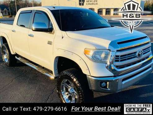 2014 Toyota Tundra 1794 Edition 4x4 4dr CrewMax Cab Pickup SB (5.7L... for sale in Fayetteville, AR