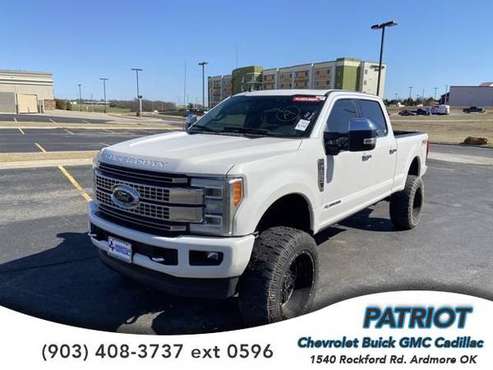 2019 Ford F-250SD Platinum - truck - - by dealer for sale in Ardmore, TX