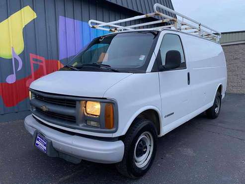 2001 Chevrolet Express Cargo G2500 Ladder Rack Bins And Good Tires -... for sale in Westminster, CO