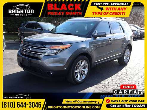 2013 Ford *Explorer* *Limited* *4WD!* *4 WD!* *4-WD!* FOR ONLY... for sale in Brighton, MI