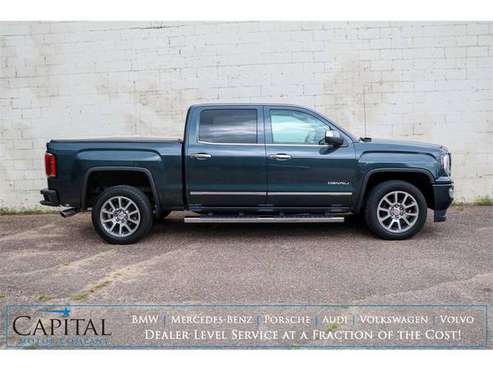 1 Owner 2017 GMC Sierra Crew Cab 4x4 - cars & trucks - by dealer -... for sale in Eau Claire, SD
