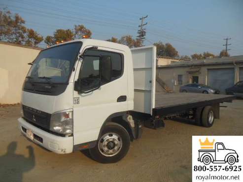 2008 Mitsubishi Fuso Flat Bed Truck #330 for sale in San Leandro, CA