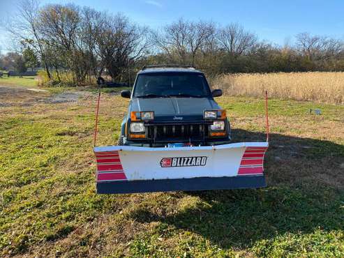1999 Jeep Cherokee W/Plow - cars & trucks - by owner - vehicle... for sale in Zion, WI