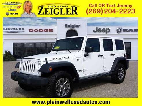 *2016* *Jeep* *Wrangler Unlimited* *Rubicon* - cars & trucks - by... for sale in Plainwell, MI