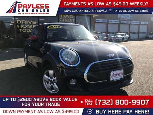 2016 Mini Cooper Hardtop FOR ONLY 273/mo! - - by for sale in south amboy, NJ