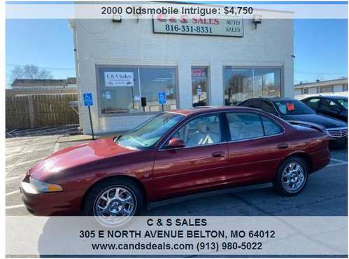 2000 Oldsmobile Intrigue GLS 4dr Sedan - cars & trucks - by dealer -... for sale in Belton, MO