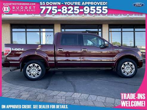 2009 Ford F-150 Platinum Pickup 86, 998 424/mo - - by for sale in Reno, NV