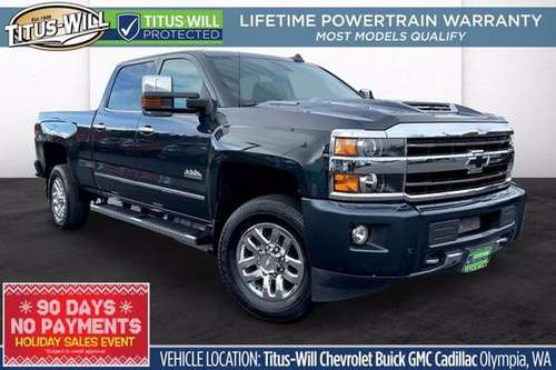 2019 Chevrolet Silverado Diesel 4x4 4WD Chevy High Country TRUCK -... for sale in Olympia, WA