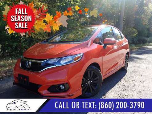 2018 Honda Fit Sport CVT CONTACTLESS PRE APPROVAL!! - cars & trucks... for sale in Storrs, CT