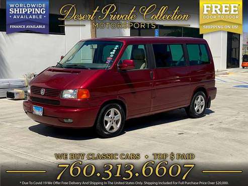 This 2002 Volkswagen EuroVan GLS VR6 Van/Minivan is VERY CLEAN! for sale in Palm Desert, NY