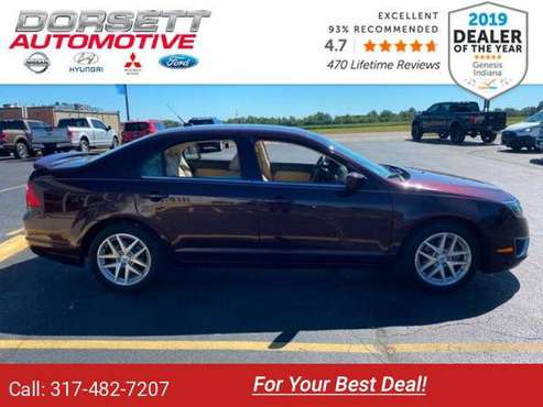 2011 Ford Fusion sedan RED - cars & trucks - by dealer - vehicle... for sale in Terre Haute, IN