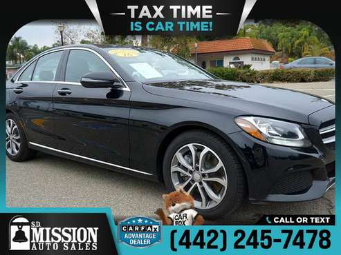 2016 Mercedes-Benz CClass C Class C-Class FOR ONLY 346/mo! - cars & for sale in Vista, CA