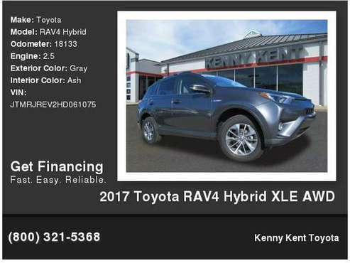 2017 Toyota RAV4 Hybrid XLE AWD for sale in Evansville, IN