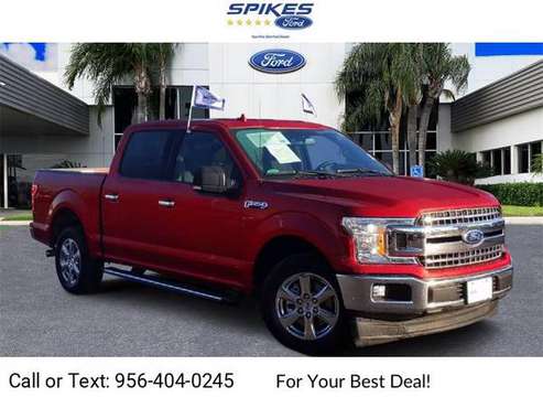 2018 Ford F150 XLT pickup RED - cars & trucks - by dealer - vehicle... for sale in Mission, TX