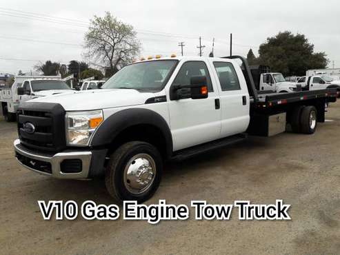 2015 FORD F550 CREW CAB ROLLBACK TOW TRUCK - - by for sale in San Jose, CA