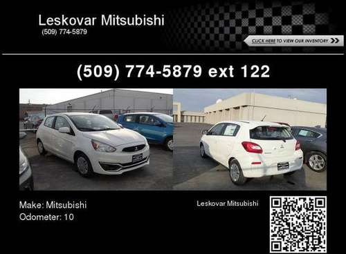 2020 Mitsubishi Mirage ES - cars & trucks - by dealer - vehicle... for sale in Leskovar Mitsubishi, WA