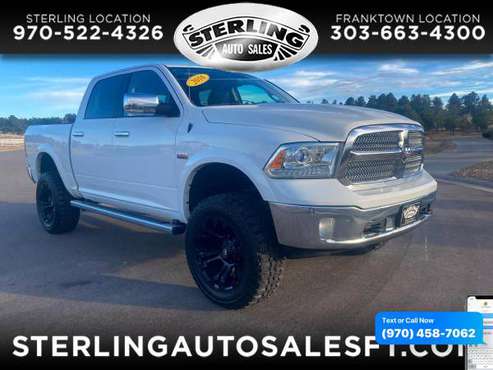 2016 RAM 1500 4WD Crew Cab 140.5 Longhorn - CALL/TEXT TODAY! - cars... for sale in Sterling, CO