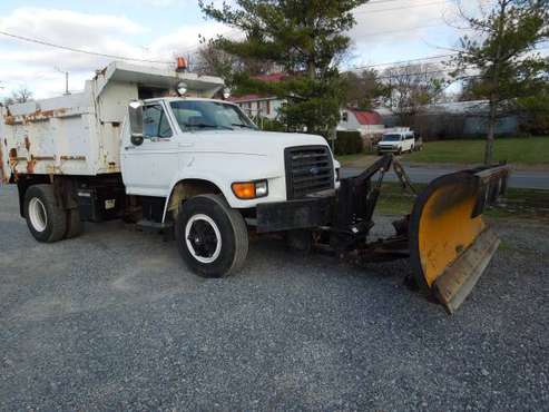 Dump Truck with Plow - cars & trucks - by owner - vehicle automotive... for sale in Chambersburg, PA