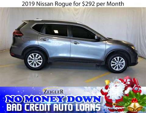$292/mo 2019 Nissan Rogue Bad Credit & No Money Down OK - cars &... for sale in Carol Stream, IL