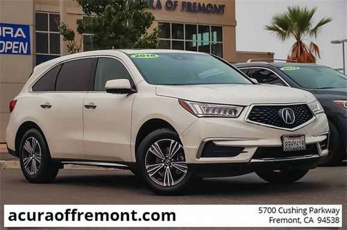 Certified*2018 Acura MDX SUV ( Acura of Fremont : CALL ) - cars &... for sale in Fremont, CA