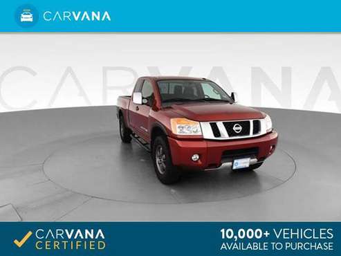 2015 Nissan Titan King Cab PRO-4X Pickup 4D 6 1/2 ft pickup Red - for sale in Covington, KY