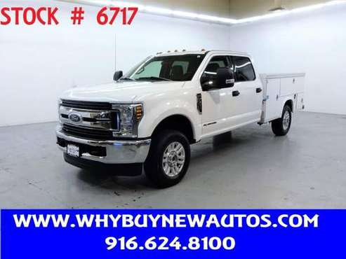 2019 Ford F350 Utility 4x4 Diesel Crew Cab XLT Only 16K for sale in Rocklin, OR