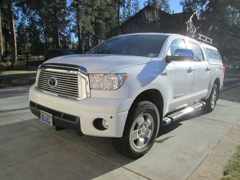 2011 TOYOTA TUNDRA CREWMAX LIMITED 4WD PICKUP & CANOPY - cars &... for sale in Bend, OR