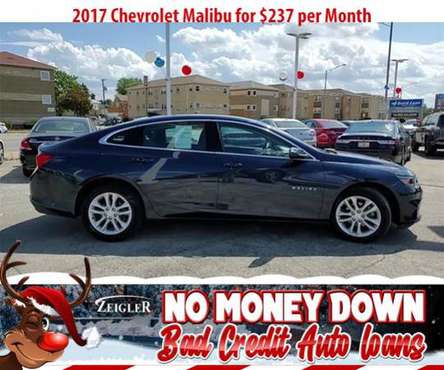 $237/mo 2017 Chevrolet Malibu Bad Credit & No Money Down OK - cars &... for sale in Chicago, IL
