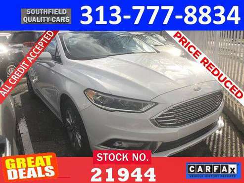 ✔️👍2017 FORD FUSION Bad Credit Ok Guaranteed Financing $500 Down... for sale in Detroit, MI