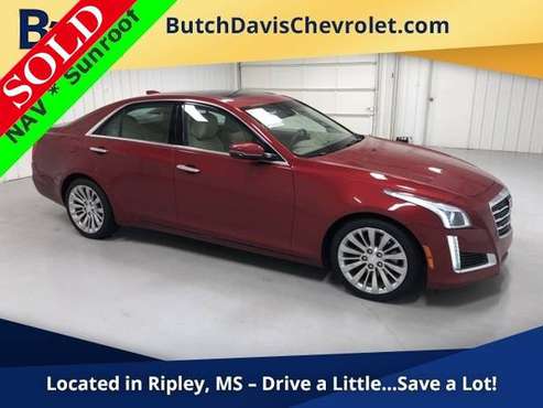 2016 Cadillac CTS 2.0L Turbo Luxury 4D Sedan w leather NAV For Sale for sale in Ripley, TN