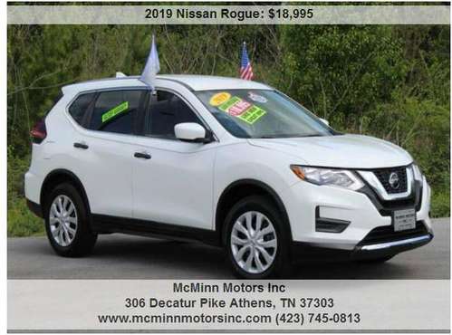 2019 Nissan Rogue S - One Owner! Low Miles! Like New! Backup Camera! for sale in Athens, TN