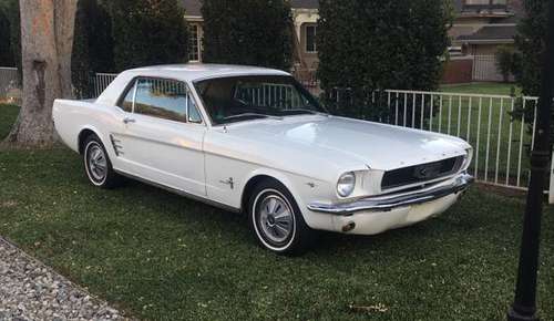 1966 FORD MUSTANG FACTORY V8 XLNT CALI CAR RUST FREE DRIVER for sale in Azusa, CA