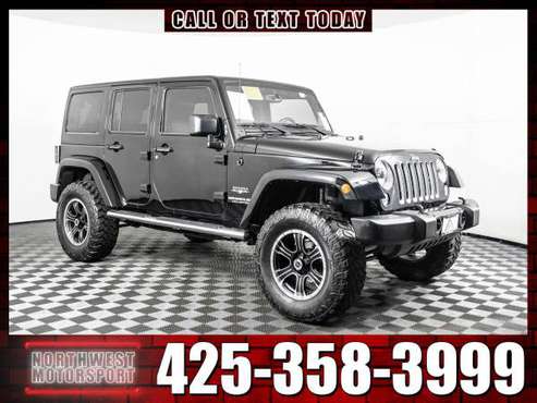 *SALE* Lifted 2016 *Jeep Wrangler* Unlimited Sahara 4x4 - cars &... for sale in Lynnwood, WA
